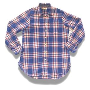 Women’s, Tops, Rivet & Thread, Medium, Blue Plaid